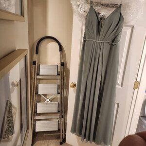Sorella vita green bridesmaid dress
